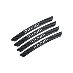 4Pcs Car Wheel Hub Sticker Carbon Fiber Decals compatible for Seat Leon Ibiza Ateca Arona Sport Styling Decor Sticker Car Accessories