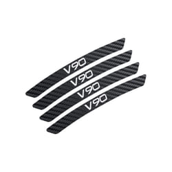 4Pcs Car Wheel Hub Rim Stickers Carbon Fiber Decals compatible for Volvo XC90 XC60 T6 S60 XC40 V40 V60 V50 S40 AWD V90 S90 Car Accessories