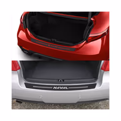 Car Rear Bumper Antiscrach Sticker Auto Exterior Accessory Carbon Fiber Trunk Decal compatible for GREAT WALL HAVAL H6 H9 M6 POER WEY STEED
