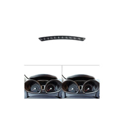 Speedometer Surround Trim Strip compatible for compatible ford Fiesta 2011 2012 2013 2014 2015 Carbon Fiber Sticker  Decorative Accessorie