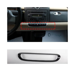 compatible for Smart Brabus 451 compatible fortwo Carbon Fiber Color Interior Decoration Auto Supplies Car Steering Wheel Modification Accessories