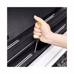 4pcs Carbon Fiber Car Door Edge Sill Protector Strip Stickers compatible for MG MG4 2021 2022 ZS MG5 MG6 EZS GS 3 5 6 2022 Car Accessories