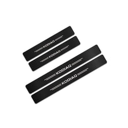 Car Door Sill Stickers compatible for Skoda Octavia Roomster Fabia Rapid Scala Superb Karoq Kodiaq Kamiq Citigo Auto Protective Accessories