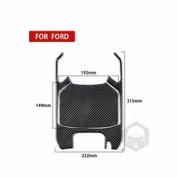 Gear Shift Cup Holder Panel Decoration Trim Cover compatible for compatible ford Mondeo 2013 2014 2015 2016 Accessories Carb ...