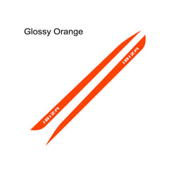 2PCS compatible for Seat Ibiza Car Sticker Racing Sport Flag Door Side Skirt Stripes Styling Body Decor DIY Styling Car Tuning Accessories