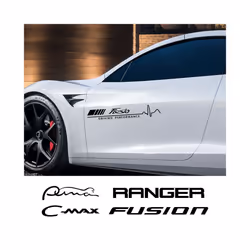 compatible for compatible ford C S MAX EXPEDITION Fiesta FIGO FLEX Fusion GALAXY GT KA RANGER Raptor TRANSIT Accessories Car Door Side Sticker