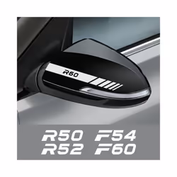 Auto Rearview Mirror Cover Stickers compatible for Mini Cooper F54 F55 F56 F57 F60 R50 R52 R53 R55 R56 R57 R58 R59 R60 R61 Car Accessories