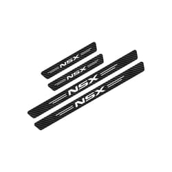 4PCS Car Door Sill Sticker Threshold Decal Auto Accessories compatible for Acura CDX ILX MDX V6 Aspec NSX RDX RL RLX TL TLX TLX-L TSX ZDX