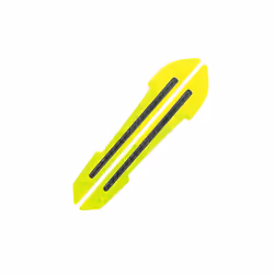 2Pcs Reflective Car Stickers Rearview Mirror Protection Stickers Collision Protection Strips Universal Auto Exterior Accessor ...