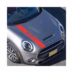 Car Hood Cover Stripe Decor Stickers compatible for Mini Cooper R50 R52 R53 R55 R56 R57 R58 R59 R60 R61 Auto Engine Bonnet Trim Accessories