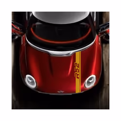 Car Hood Cover Stripe Decor Stickers compatible for Mini Cooper R50 R52 R53 R55 R56 R57 R58 R59 R60 R61 Auto Engine Bonnet Trim Accessories