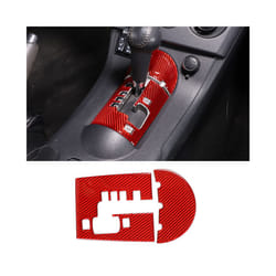 compatible for Mitsubishi Eclipse 2006-2011 Soft Carbon Fiber  Central Control CD Gear Shift Panel Trim Cover Sticker Accessory