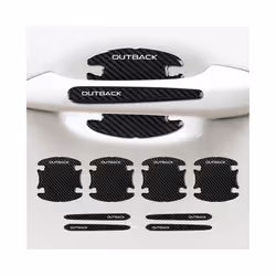 8PCS Car Door Handle Sticker compatible for Subaru compatible forester XV Outback Legacy WRX Tribeca Levorg BRZ Crosstrek Exi ...