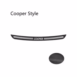 Car rear bumper Trunk load edge Protector Guard Stickers compatible for MINI Cooper S JCW R56 Cabrio R57 Accessories Carbon F ...