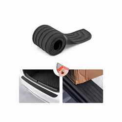 Anti-scratch Car Trunk Door Sill Plate Protector Universal Rear Bumper Guard Rubber Mouldings Pad Trim Cover Strip Car Stylin ...