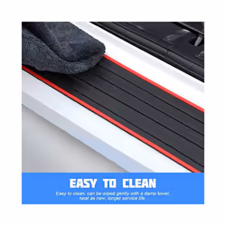 Anti-scratch Car Trunk Door Sill Plate Protector Universal Rear Bumper Guard Rubber Mouldings Pad Trim Cover Strip Car Styling