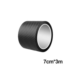 Car Stickers Anti Scratch Door Sill Protector Strip 3D Carbon Fiber Car Threshold Protection Bumper Film Sticker Car Accessories