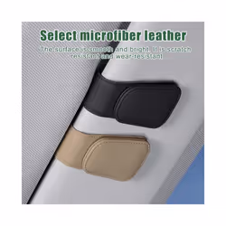 Universal Car Sun Visor Glasses Holder Sunglasses Clip Card Ticket Holder Stand Fastener Pen Case Eyeglasses Auto Accessories