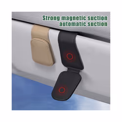 Universal Car Sun Visor Glasses Holder Sunglasses Clip Card Ticket Holder Stand Fastener Pen Case Eyeglasses Auto Accessories