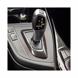 Car Gear Shift Frame Trim compatible for  1 2 3 4 Series F20 F21 F22 F23 F30 F34 F35 F32 F33 F36 Carbon Fiber Style Car Accessories