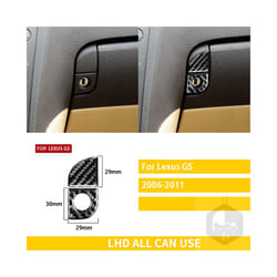 compatible for Lexus GS 2006 2007 2008 2009 2010 2011 Accessories Car Carbon Fiber Interior Gear Console Armrest Panel Stickers Decorative