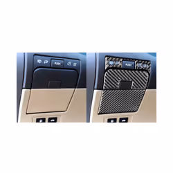 compatible for Lexus GS 2006 2007 2008 2009 2010 2011 Accessories Car Carbon Fiber Interior Gear Console Armrest Panel Stickers Decorative