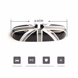 compatible for MINI Cooper JCW S One F54 F55 F56 F60 Countryman Union Jack Interior Rearview Mirror Cover Car Stickers Interior Accessories
