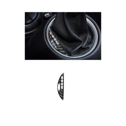 Carbon Fiber Sticker Gear Button Trim compatible for  MINI Cooper R55 R56 R57 2007 2008 2009 2010  Decorative Accessories