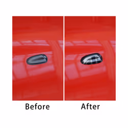 Car Wiper Water Spray Nozzle Covers compatible for MINI One Cooper F56 F55 F57 Countryman F60 Clubman F54 Auto Decoration Accessories