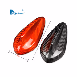AIRSPEED compatible for  F22 F87 F30 F80 G20 F32 F36 F82 G30 G38 F90 G11 G12 Accessories Carbon Fiber Car Shark Fin Antenna Cover Trim