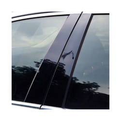 Carbon Fiber Car Window B-Pillar Trim Sticker compatible for  F30 E46 E90 G20 318i 325i 320i 328i Door Pillars Wrap Film Car Accessories