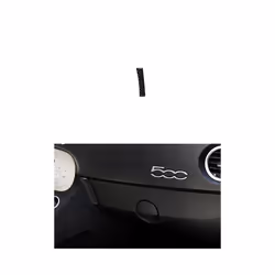 Carbon Fiber Black Stickers Cover Trim Various Parts compatible for Fiat 500 2012 2013 2014 2015 Decorative Accessories