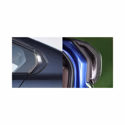 Carbon Fiber compatible for  3 Series G20 G28 325li 330d 335 2019-2021 Accessories Car Rear Window Cover Trim Sticker