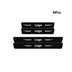 4Pcs Car Door Sill Door Edge Stickers Protect compatible for Chevrolet Cruze Aveo Spark Captiva Sail compatible ford Malibu Camaro Caprice Accessories