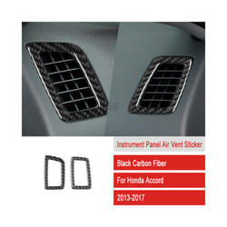 Car Center Left Right Air Vent Trim Cover compatible for Honda Accord 2013-2017 Conditioning AC Outlet Vent Stickers Accessories