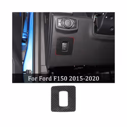 BAWA Carbon Fiber Grain Decoration&Protection Cover compatible for compatible ford F150 2015 2016 2017 2018 2019 2020 Access ...