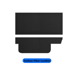 Carbon Fiber Glove Box Cover Leater Sticker compatible for Tes-la Model 3 17-23  Accessories Copilot Anti Kick Protection Patch