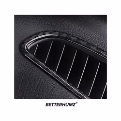 Carbon Fiber compatible for Mercedes Benz W205 C180 C200 C300 C Class Dashboard Air Vent Outlet Trim Frame Sticker  Accessories