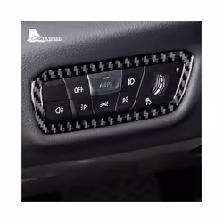 Real Soft Carbon Fiber Interior Trim compatible for Toyota Supra GR A90 A91 MK5 2019 2020 2021 2022 Car Headlight Frame Sticker Accessories