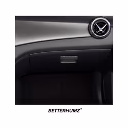 Carbon Fiber compatible for Mercedes Benz W176 A Class CLA GLA Copilot Glove Box Switch Panel Trim Cover Sticker  Accessories