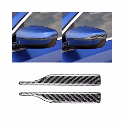 2pcs compatible for E90 E60 F30 F34 F10 F20 X1 Car Rearview Mirror Sticker Strip Protector Anti-Collision Decals Styling Acc ...