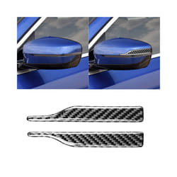 2pcs compatible for  E90 E60 F30 F34 F10 F20 X1 Car Rearview Mirror Sticker Strip Protector Anti-Collision Decals Styling Accessories