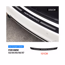 Carbon Fiber Car Rear Trunk Stickers M Percompatible formance compatible for 1 3 5 7 Series E46 E90 F20 F30 F10 G20 E60 X3 X ...