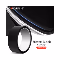 Car Sticker Glossy Black Carbon Fiber Pattern Waterproof 3D/6D Carbon Fiber Bumper Door Trim Protection Stickers Car Accessories