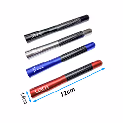 12CM Carbon Fiber Radio Aerial compatible for Lancia Ypsilon Delta Thesis Thema Fulvia Voyager Car Roof Enhanced Signal Antenna Accessories