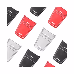 Alcantara Interior Trim compatible for Mercedes Benz W176 W177 CLA GLA A Class Car Center Console CD Panel Cover Sticker Car Accessories