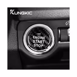 Engine Sticker compatible for Subaru compatible forester XV WRX Impreza Outback Legacy Car Real Carbon Fiber Start Stop Button Trim Accessories