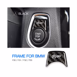 Carbon Fiber compatible for 3 4 Series F30 F31 F32 F33 F83 F82 M2 M3 Accessories Interior Trim Car Engine Start Stop OFF But ...