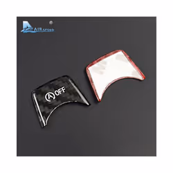 Carbon Fiber compatible for  3 4 Series F30 F31 F32 F33 F83 F82 M2 M3 Accessories Interior Trim Car Engine Start Stop OFF Button Sticker