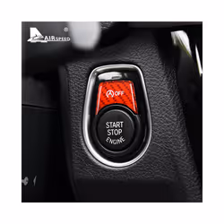 Carbon Fiber compatible for  3 4 Series F30 F31 F32 F33 F83 F82 M2 M3 Accessories Interior Trim Car Engine Start Stop OFF Button Sticker